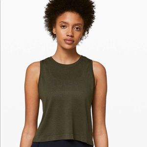 lululemon Breeze By Muscle Crop Tank